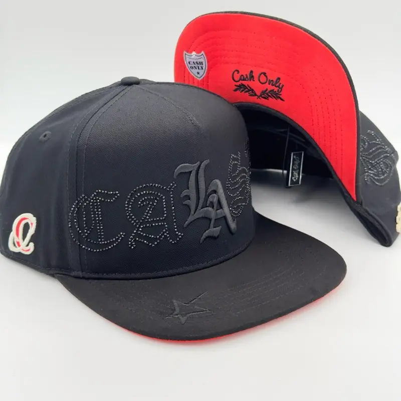 Special Edition Diamonds LA Black/Red Flat Cap