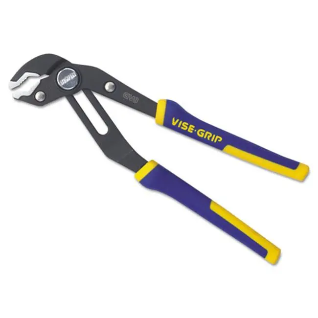 Vise-Grip 12 in. GrooveLock Tongue-and-Groove Pliers, Quick Adjust Heavy Duty Steel Jaws with ProTouch Grips for HVAC, Aircraft Maintenance, Stationary Engineering