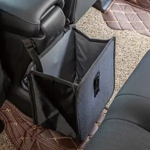 Car Garbage Can Hanging Storage Bag, Rear Seat Back Universal Container, Car Backseat Organizer, Foldable Waterproof Leakproof Large Capacity, Unisex Gift