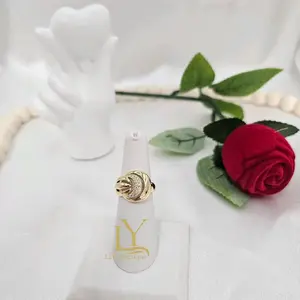 LaYaiBoutique #2039 high quality 14k gold plated ring
