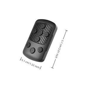 Smartphone Remote Control, One-Button Access to Apps- Selfie Stick Style Device for Camera Switching, Zoom, Volume, and E-Book Control, Compatible with Vlog, Content Creation(No)
