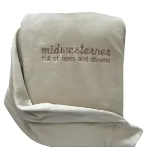 Midwesterner Full of Opes and Dreams Embroidered Sweatshirt Pullover