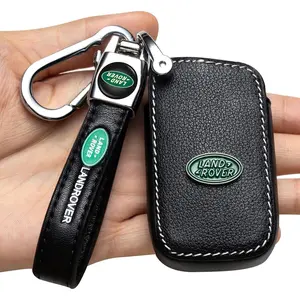 Car Key Fob Case,for Land Rover Defender Range Rover Ghibli,Levante Series Key Fob Case Cover Accessories Car Keychains Black
