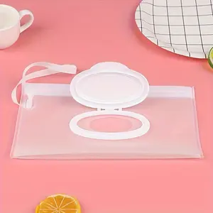 portable wet tissue tote bag, wet tissue container, lightweight wet tissue dispenser, bathroom tissue holder, household essentials, Wet Wipes Bag