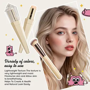 Four-In-One Foundation Set, Medium Color Changing Moisturizing Long-Lasting Waterproof Lightweight, Perfect for Gym Sports Dance, Unique Valentine's Gift Portable Cream-Based Cosmetic Palette