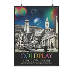 BOSTON MUSIC OF THE SPHERES LIMITED EDITION TOUR POSTER