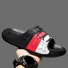 Men's Colorblock Slides Slipper, Casual Comfortable Non-slip Slides for Indoor Outdoor Wear, Breathable Comfortable Sports Slides for Daily Wear