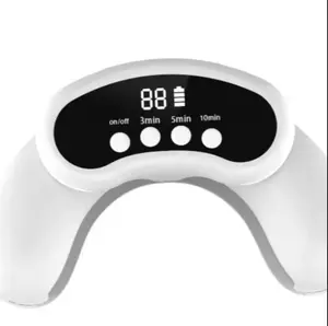 Portable LED Nail Care Light Device for Toenails and Fingernails, At-Home Care for Thick, Damaged and Discolored Nails, Smart Timer Design, Easy to Use for Daily Nail Routine