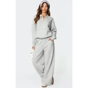 Edikted Women's Ashtin Ruffle Trim Sweatpants
