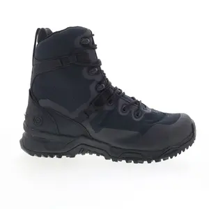 Original Swat Alpha Fury 8" Side-Zip Safety Mens Black Wide Tactical Boots