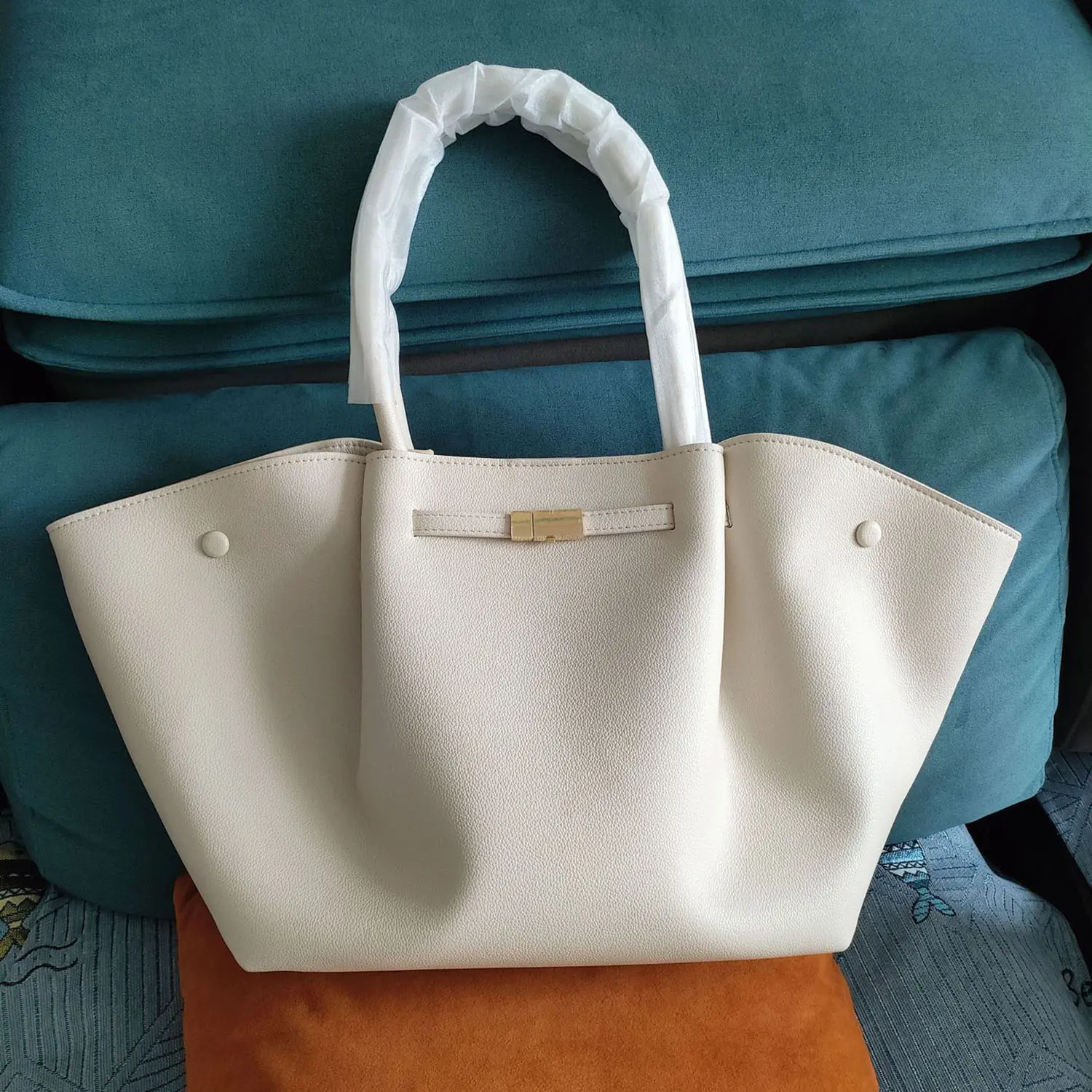 British Niche Wing Bag Handbag Large Capacity Tote Bag Alligator Pattern Shoulder Bag, Stylish & Practical Design for Everyday Use, Daily Commute Bag