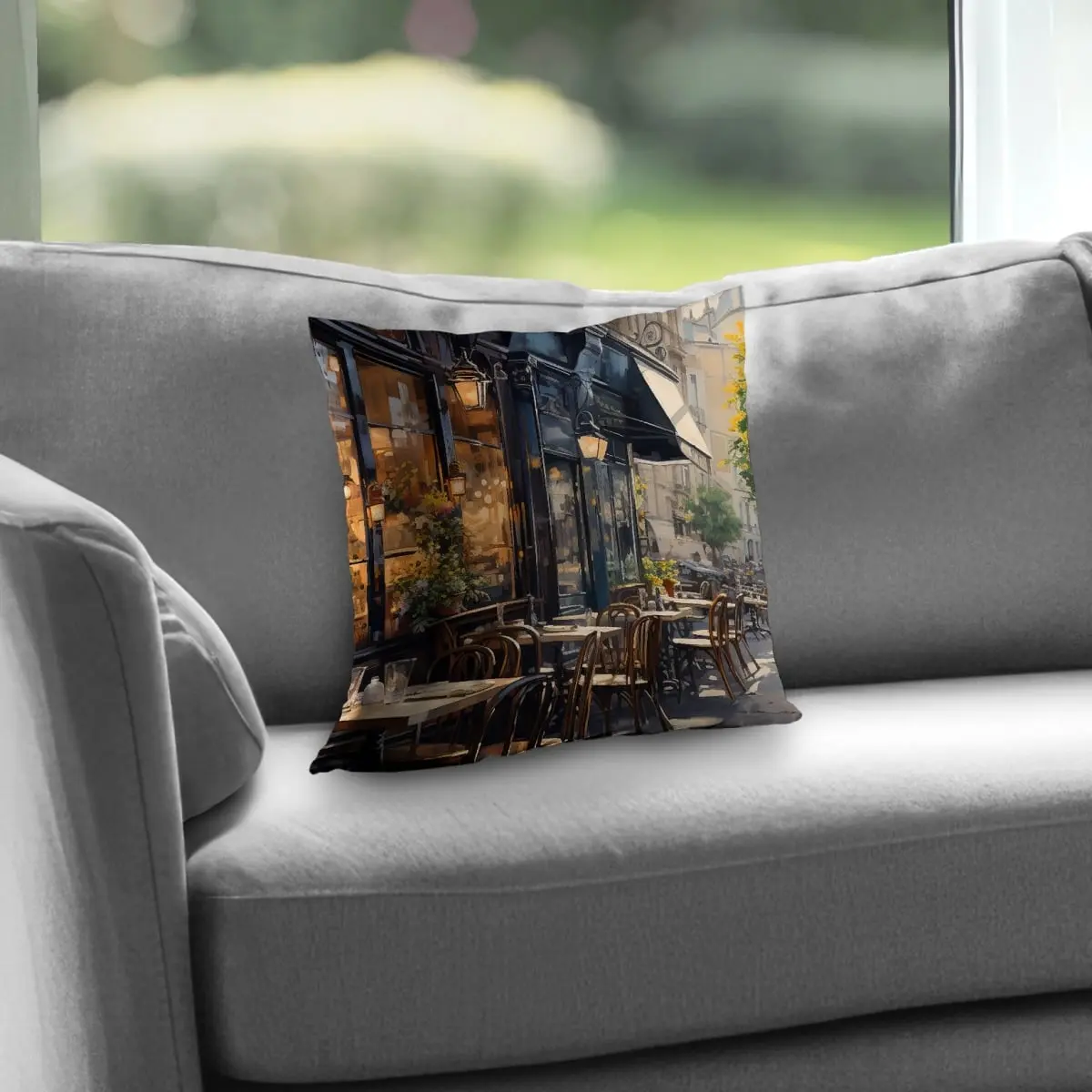 360 Stand 14x14 in. Contemporary Poly Twill Throw Pillow Insert - Durable Cushions with Twill Weave, Soft Padded Plush Insert for Bedroom, Street Café Home Decor, Soft Padded Cushion, 14-Inch Standard Pillows, Fabric Cushion