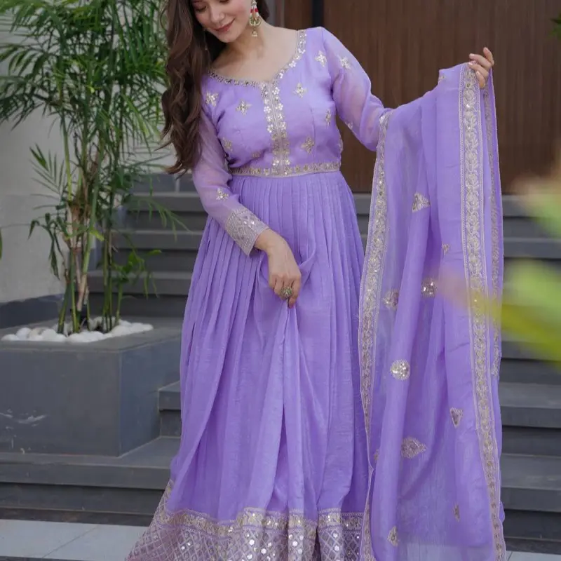 simple anarkali dress - TikTok Shop