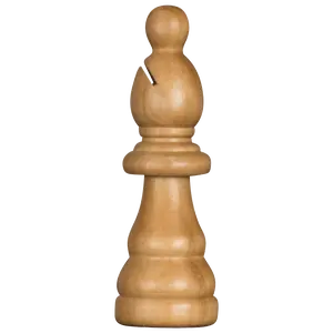 MegaChess 5 Inch Light Rubber Tree Bishop Giant Chess Piece