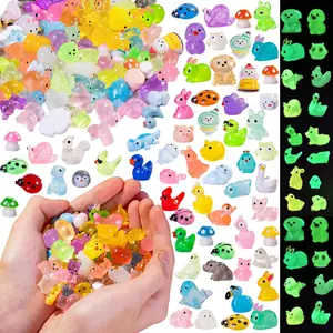 130 count Mini   Variety   Figures Miniature Little Small  Figurines Bulk for  Fairy Garden Landscape Accessories  Crafts Decor Aquarium