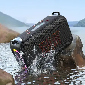 HiFi Stereo Bluetooth Speaker Zealot, 60W Powerful Sound, IPX7 Waterproof, Long-Lasting Battery & RGB Lights for Outdoor Use