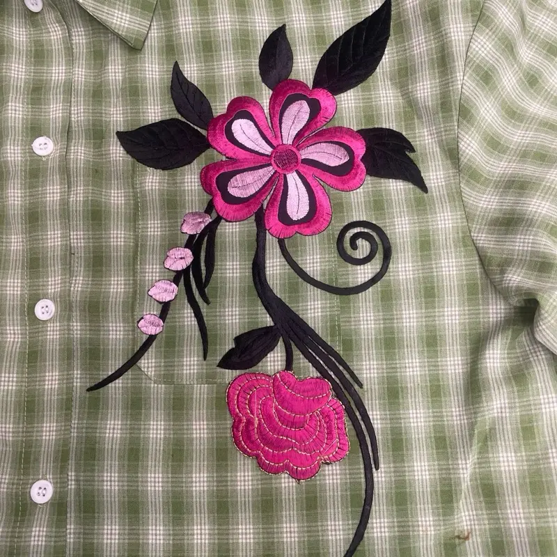 Flower Iron-On Patches for Clothing, Scrapbook Materials, Stamping Embellishments for DIY Projects
