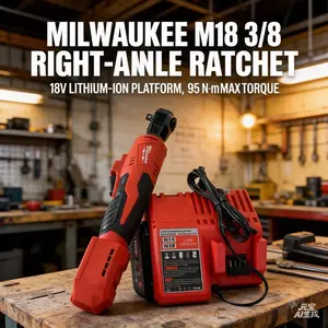 Milwaukee M18 3/8" Lithium-Ion 90-Degree Ratchet Wrench, Brushless Version