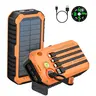Diamuar 40000mAh Solar Mobile Power Bank - 22.5W Fast Chargeable Charging Solution, Built-in 4 Cables & Hand Crank, 6 Outputs & 4 Inputs, Flashlight & Compass, Emergency Power (Father's Day Gift) techvibes
