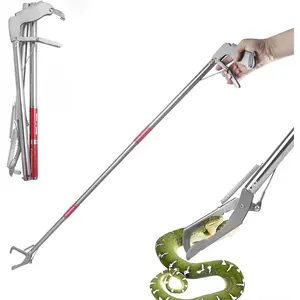 50" Snake Grabber Tool,Collapsible Snake Grabber Toolcan,3 Sections Stick,Only 17" After Folding,Suitable for Many Scenarios,catching eels or fishing