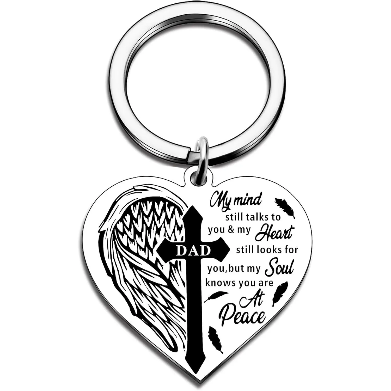 Memorial Gifts For Loss Of Mom Dad Bereavement Sympathy Gifts For Loss Of Mother Father Memorial Keychain Gift