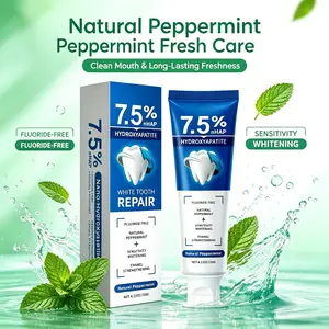 7.5% nHAP Fluoride-Free Oral Toothpaste, Enamel Repair, Gentle Whitening for Sensitive Teeth