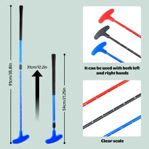 Retractable & Adjustable Golf Putter - Double-Sided Club for Adults, Children, and Juniors (Practice Equipment)
