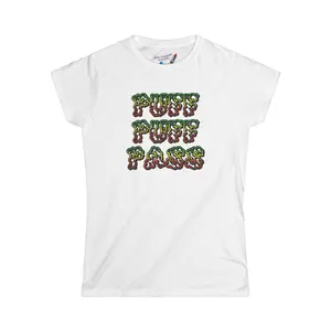 ‘PUFF PUFF PASS’ Women's Graphic T-Shirt
