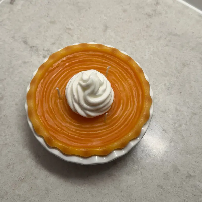 Velvet Candy Luxe Fall Collection: Pumpkin Pie Candle