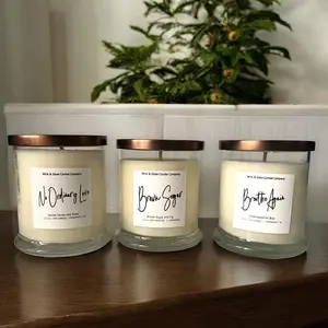 For Your Soul Luxury Scented Candle Collection | Soy Wax Candles | 12 oz Candles | Housewarming Gift | Playlist Included | Freshener - Decor