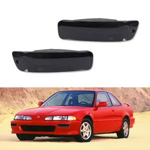 2pcs Smoke Front Bumper Turn Signal lamps Lights for 1992 1993 Acura Integra RS / GS / LS / GSR,Replace OEM 33300SK7A06, 33300 SK7 A06, 33300-SK7-A06 AC2531102, 33350SK7A06, 33350 SK7 A06, 33350-SK7-A06 AC2530102
