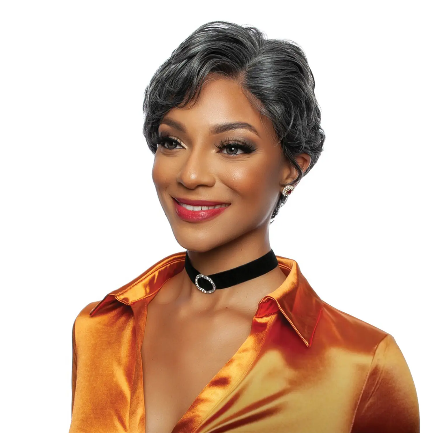 Mane Concept Red Carpet RCHW261 Wear Me 1 HD Lace Front Wig, Straight Pre-Plucked Style with 4" Deep Part, 5" Minimized Lace, Adjustable Strap & 2 Fixed Combs for 30 Second Easy Wear