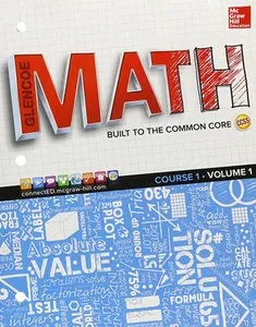 USED-Glencoe Math, Course 1, Student Edition, Volume 1 by McGraw Hill (Paperback)