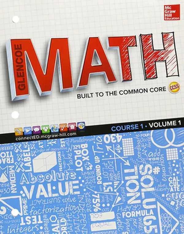 USED-Glencoe Math, Course 1, Student Edition, Volume 1 by McGraw Hill (Paperback)