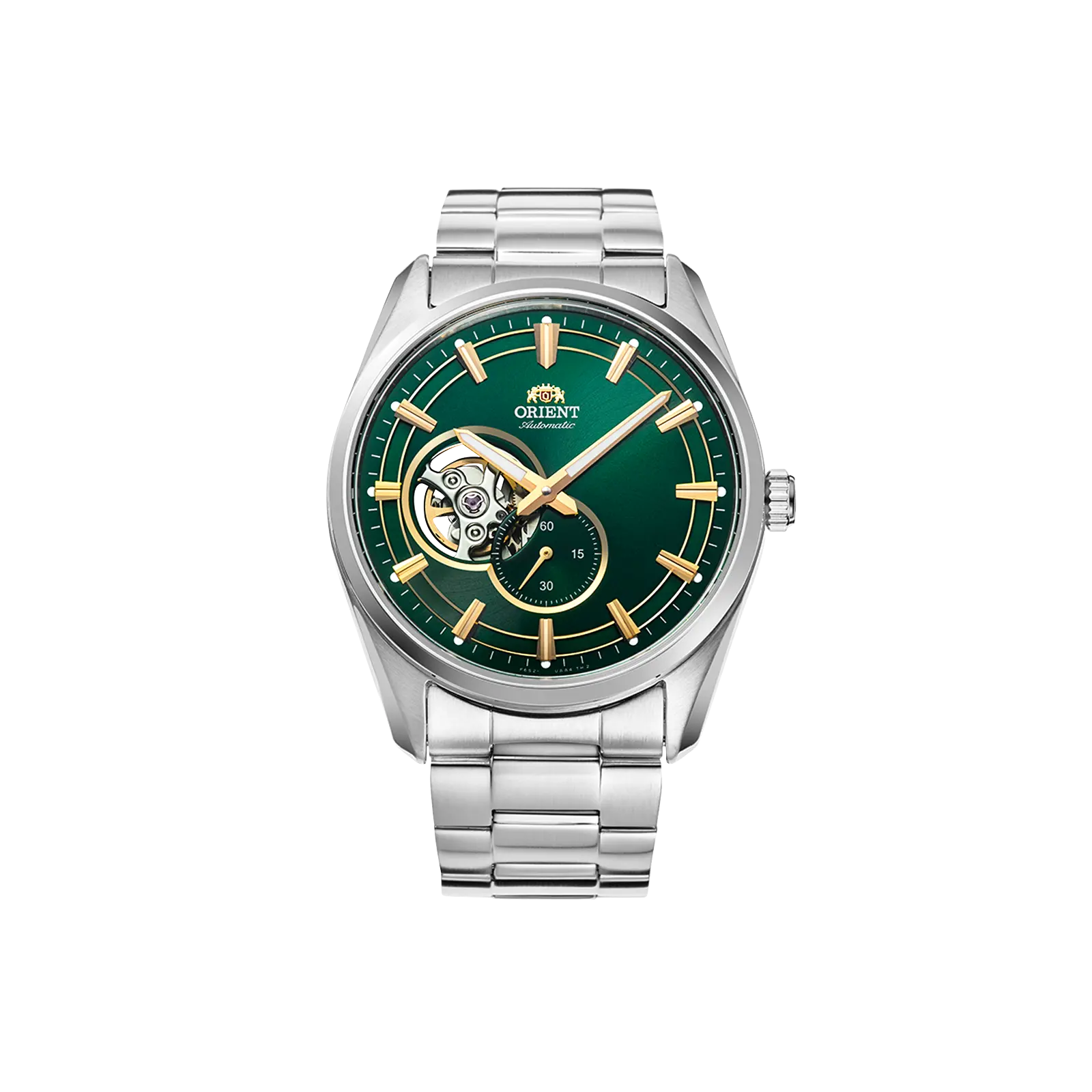 Orient 41mm Open-Heart Dress Watch with Sapphire Crystal, RA-AR0008E30B