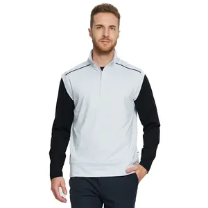 MAELREG Men’s Windproof Vest Ultra-Light Quick-Dry Breathable Stretch Sleeveless Golf Jacket with Zip Pockets