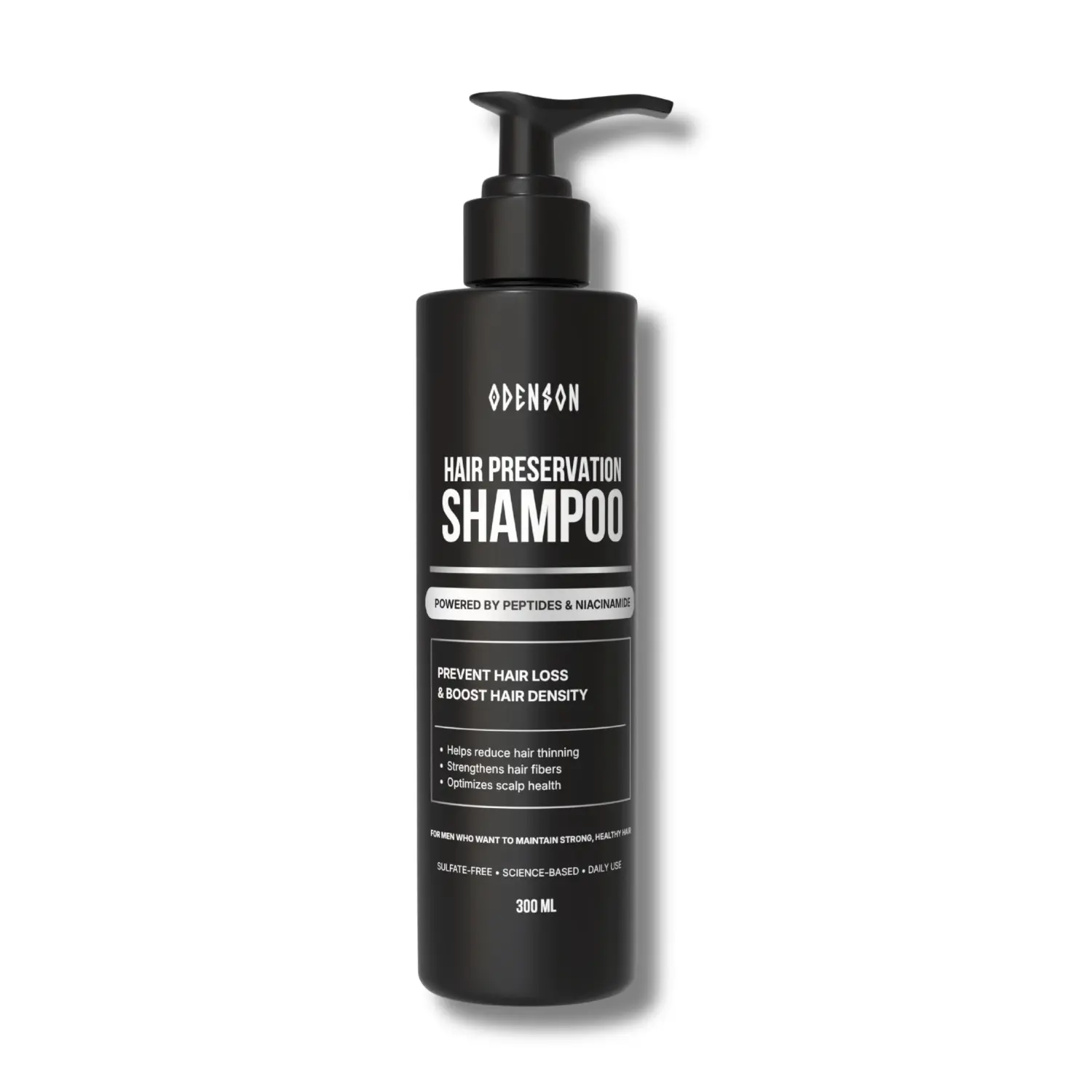 Men's Gentle Woody Hair Preservation Shampoo & Conditioner Set, Haircare for Sensitive Scalp & All Hair Types, Daily Use