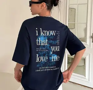 Wild Flower Vintage Tee - I know That You Love Me Billie E Graphic Crewneck Cotton Music Concert Shirt Premium American Made Apparel for Men & Women