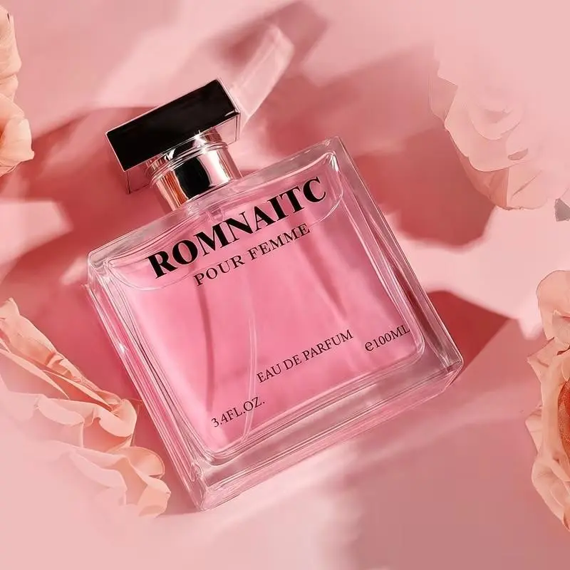 Lovali Romantic Women's Perfume 3.4 Oz, Edp Scents, Floral and Woody Notes, Long-Lasting, Bottle Design, Modern Fashion, Daily Wear Essential