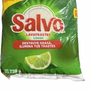 Salvo LAVATRATES Limón 720g - Destruye Grasa, Ilumina Tus Trastes
