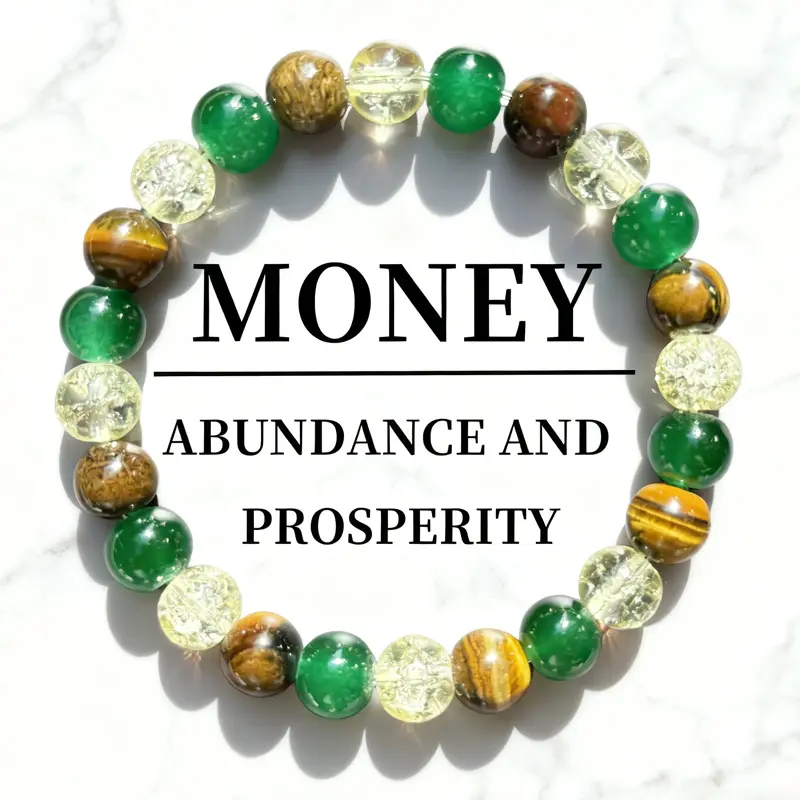 Money Attraction Bracelets for Women Natural Stone Tiger Eye Stretch Wealth Good Luck Bracelet Sister Best Friend Husband Birthday Christmas Jewelry Gifts