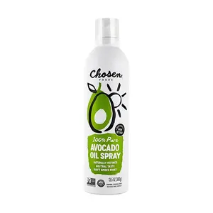 Chosen Foods 100% Pure Avocado Oil Cooking Spray - Non-GMO, Gluten-Free, 383g (13.5 oz) - Healthy Kitchen Staple for Roasting, Baking, Sautéing