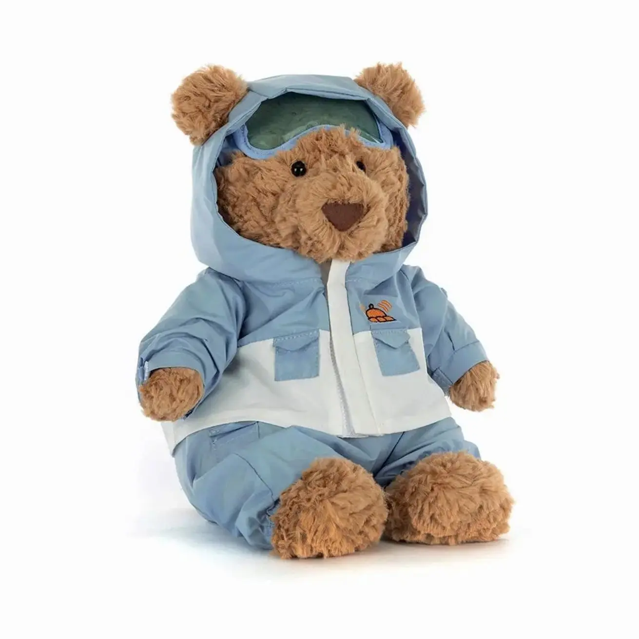 Jellycat Bartholomew Bear Ski Plush Toy Soft Teddy Bear Winter Outfit Gift