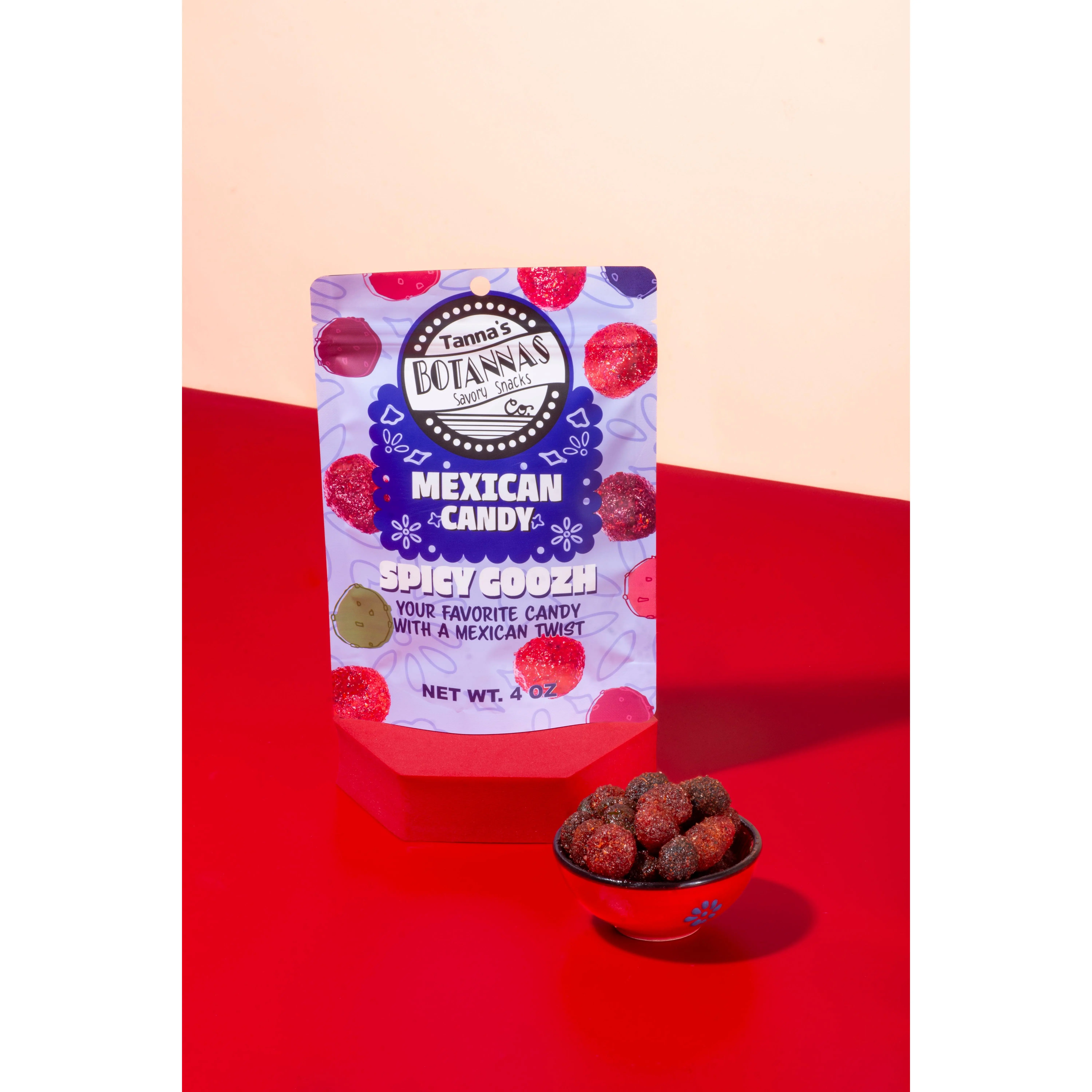 Tannas Botannas  Spicy Goozh 4oz – Sweet Sour Spicy Mexican Candy Snack