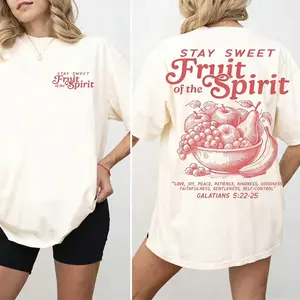Fruit of the Spirit Shirt, Christian T-shirt for Women Men, Vintage Faith Apparel, Bible Verse Tee, Aesthetic Religious Gift for Her Him