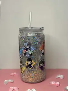 Anime Glitter Snow Globe