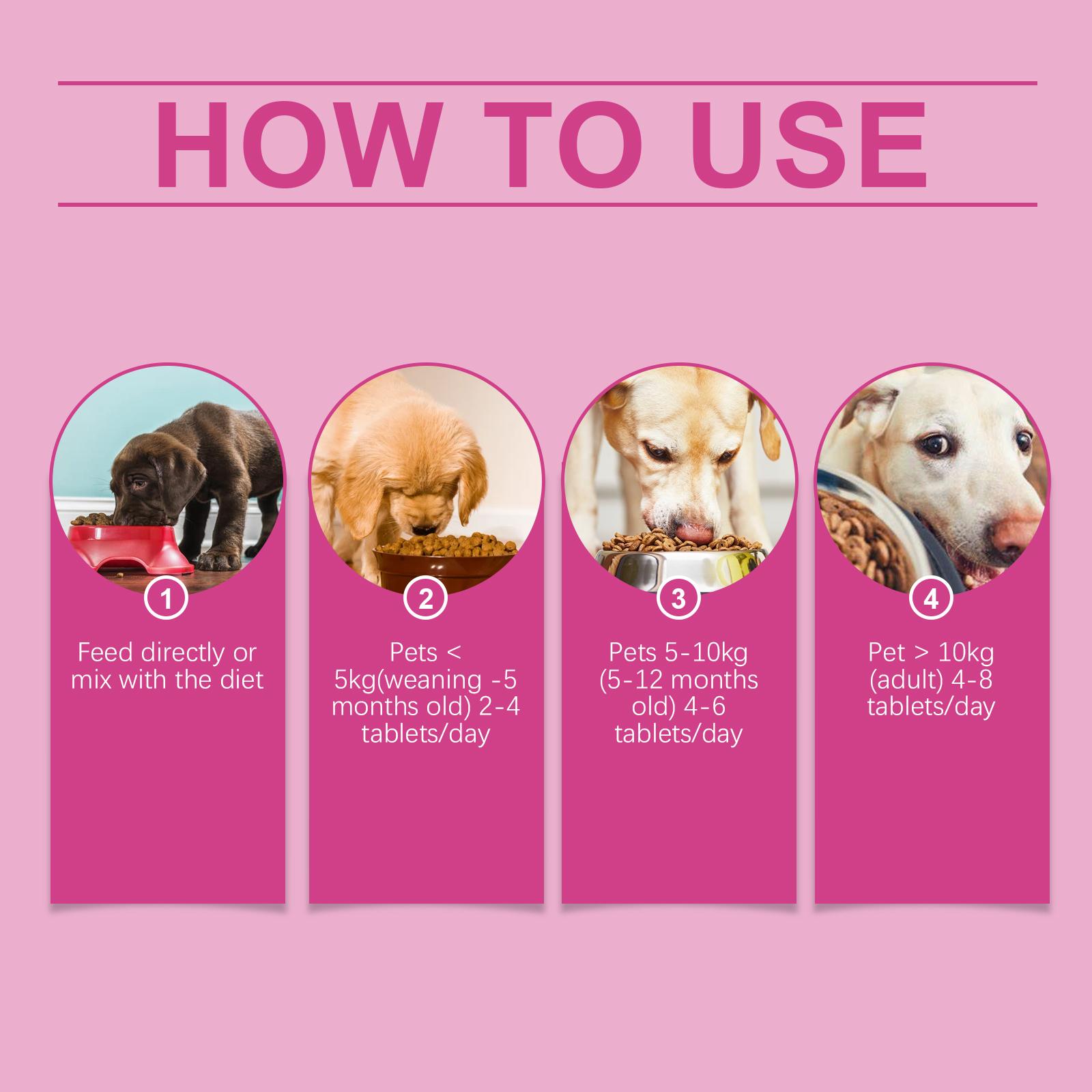 Dog Probiotic Tablets - Improve Gut Health, Balance Digestion and Absorption, and Provide Nutritional Supplements for Petslitter pellets, spray, litter tray, litter box, removal