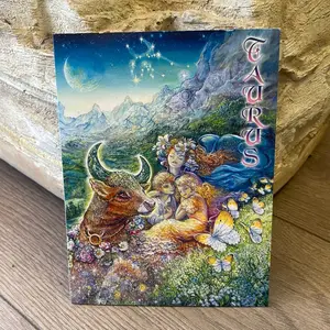 Taurus Zodiac Card