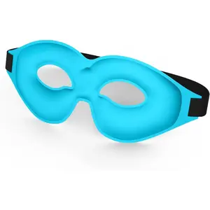 Cold Gel Eye Mask, Cooling Eye Ice Pack for Puffiness, Reusable Cold Compress Eye Mask for Puffy Eyes, Dry Eyes, Sinus, Dark Circles, Migraines Relief