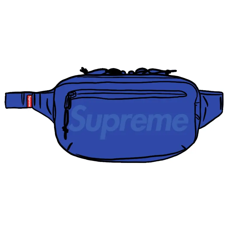 Supreme leather waist bag - TikTok Shop